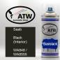 Preview: Saab, Black (Interior), WA848 / WA8555: 400ml Sprühdose, von ATW Autoteile West.